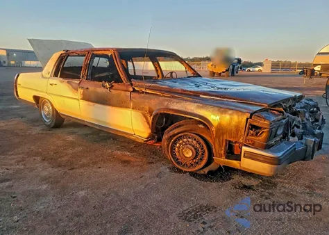 1986 Cadillac Fleetwood Brougham из США, поврежденный, VIN 1G6DW69Y1G9748101